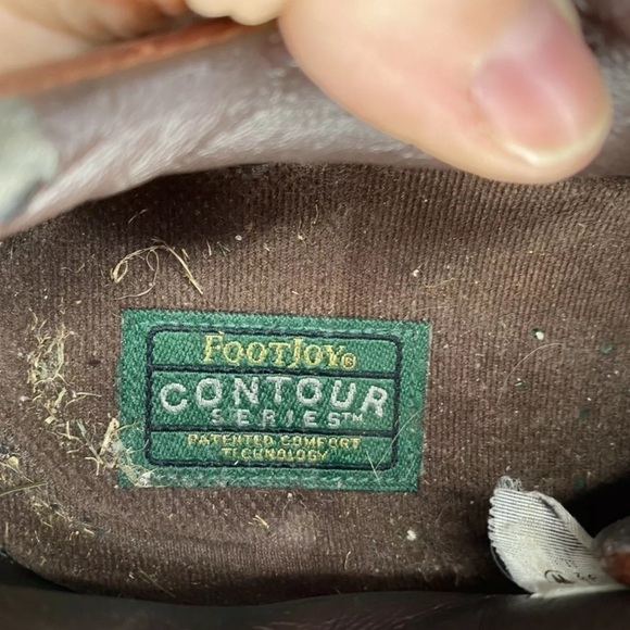 Footjoy Golf Shoes Cleats Leather Contour wide - Picture 8 of 9